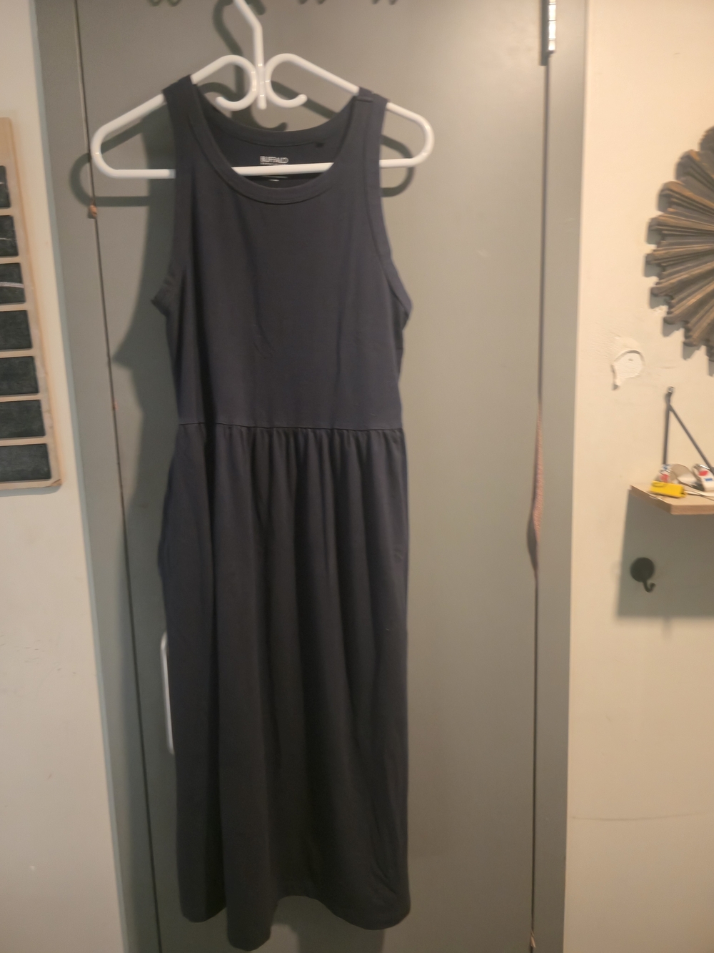 Buffalo David Bitton Navy Sleeveless Maxi Dress